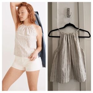 Madewell Striped Halter Top